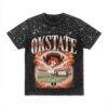 Oklahoma State Cowboys Gameday Couture Women's Sky's the Limit Washed Micro Rhinestone T-Shirt - Black - Front View