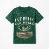 South Florida Bulls Gameday Couture Women's Sky's the Limit Washed Micro Rhinestone T-Shirt - Green - Front View