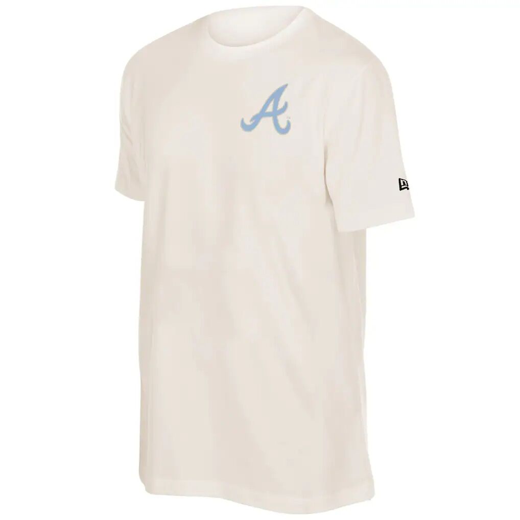 Atlanta Braves New Era Equinox T-Shirt - Natural