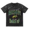 NDSU Bison Gameday Couture Women's In the Zone Washed Micro Rhinestone T-Shirt - Black - Front View