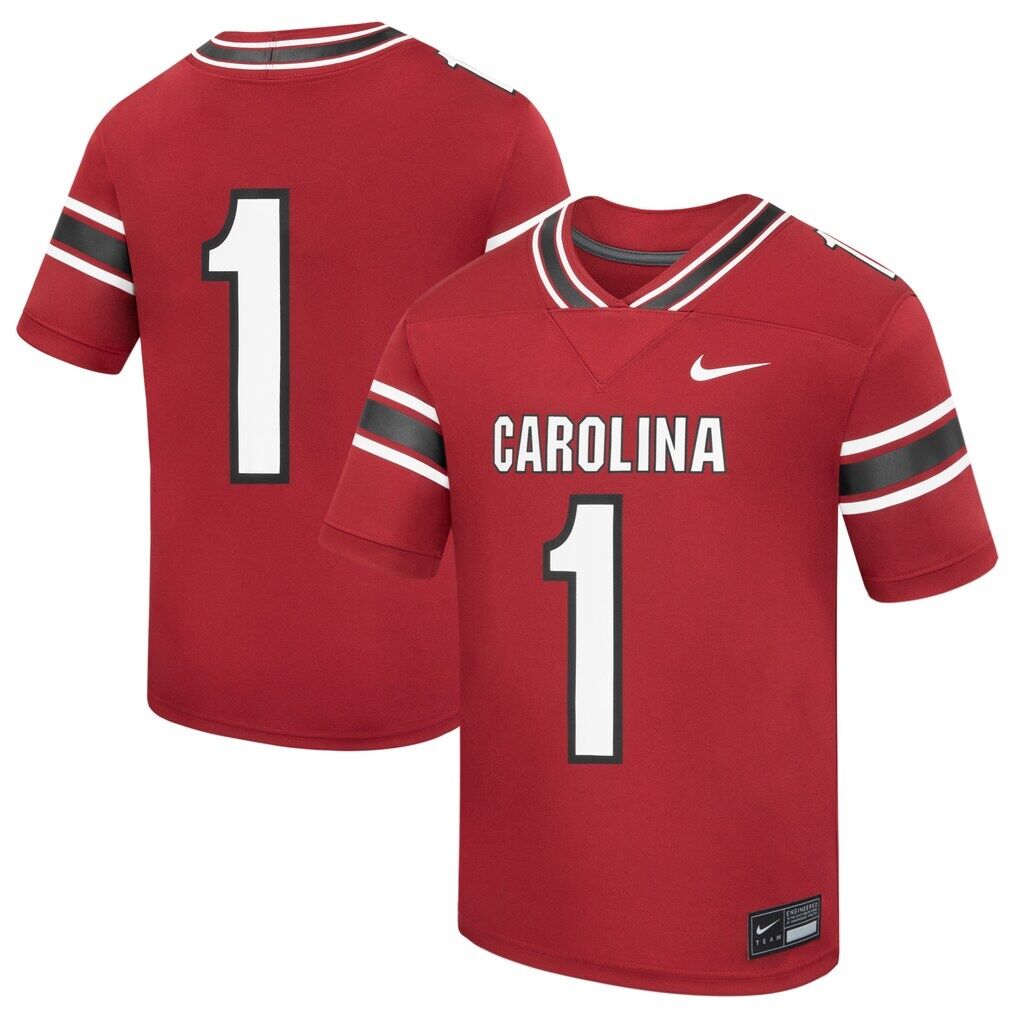 #1 South Carolina Gamecocks Nike Preschool Home Replica Football Jersey - Garnet