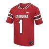 #1 South Carolina Gamecocks Nike Preschool Home Replica Football Jersey - Garnet - Side View
