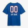 Buffalo Bills Touchdown Wordmark Personalized Name & Number T-Shirt - Royal - Detail View