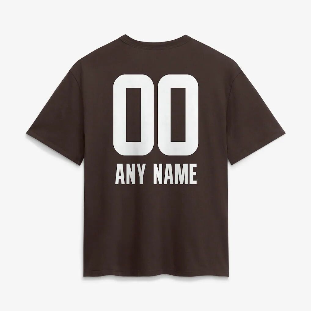 Cleveland Browns Women's Touchdown Wordmark Personalized Name & Number T-Shirt
