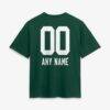 Green Bay Packers Women's Touchdown Wordmark Personalized Name & Number T-Shirt - Green - Detail View