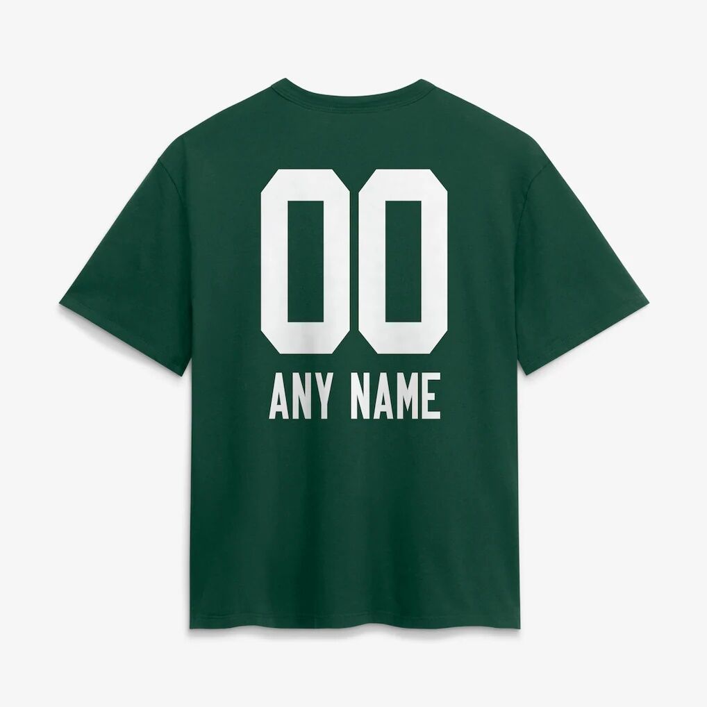 Green Bay Packers Women's Touchdown Wordmark Personalized Name & Number T-Shirt