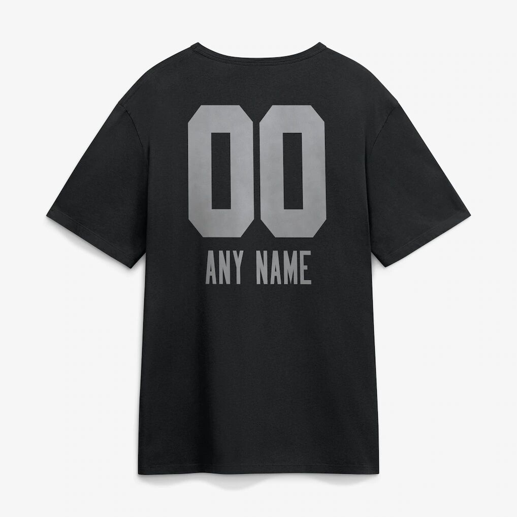 Las Vegas Raiders  Touchdown Wordmark Personalized Name & Number T-Shirt