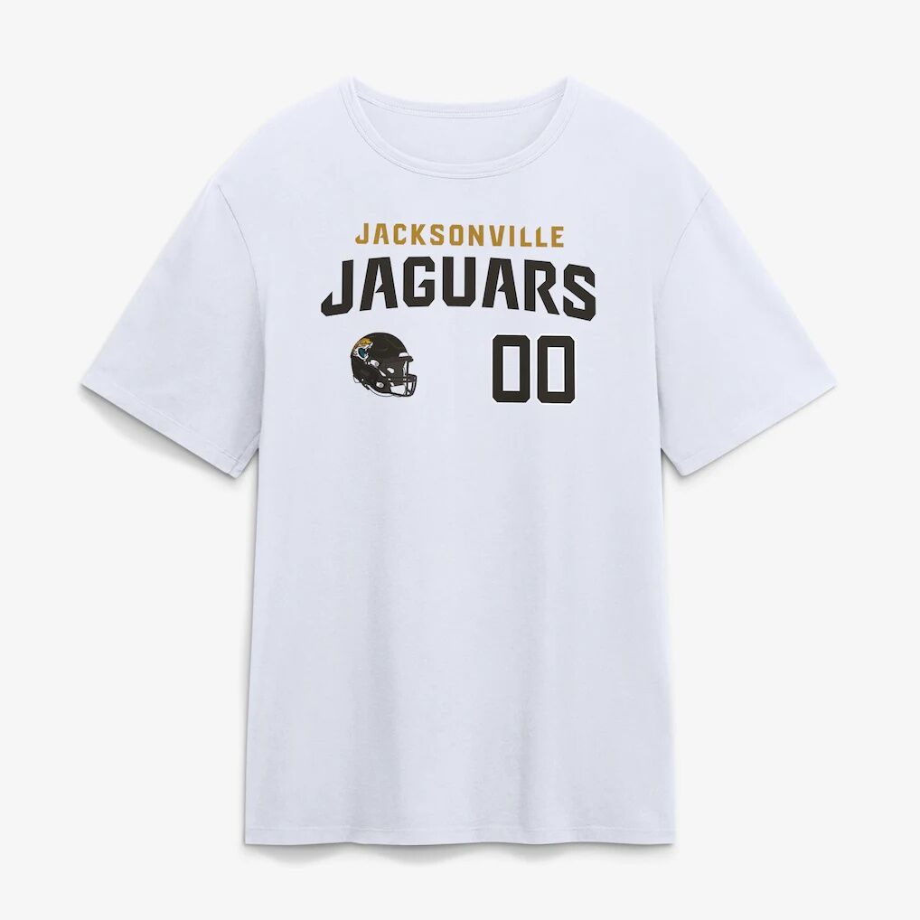 Jacksonville Jaguars  Touchdown Wordmark Personalized Name & Number T-Shirt