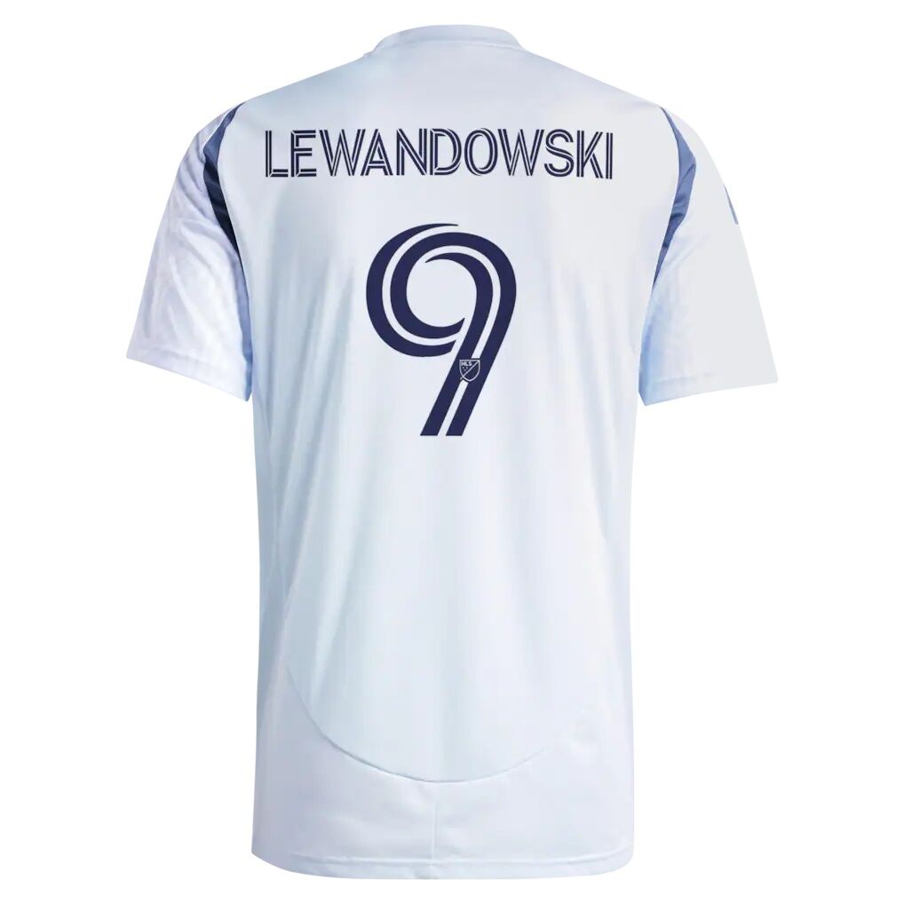 Robert Lewandowski Chicago Fire adidas 2025 The Municipal Kit Replica Jersey - Light Blue
