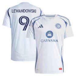 Robert Lewandowski Chicago Fire adidas 2025 The Municipal Kit Replica Jersey - - Front View