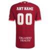 Orlando City SC adidas 2026 Archive On-Field Authentic Custom Jersey - Red - Detail View
