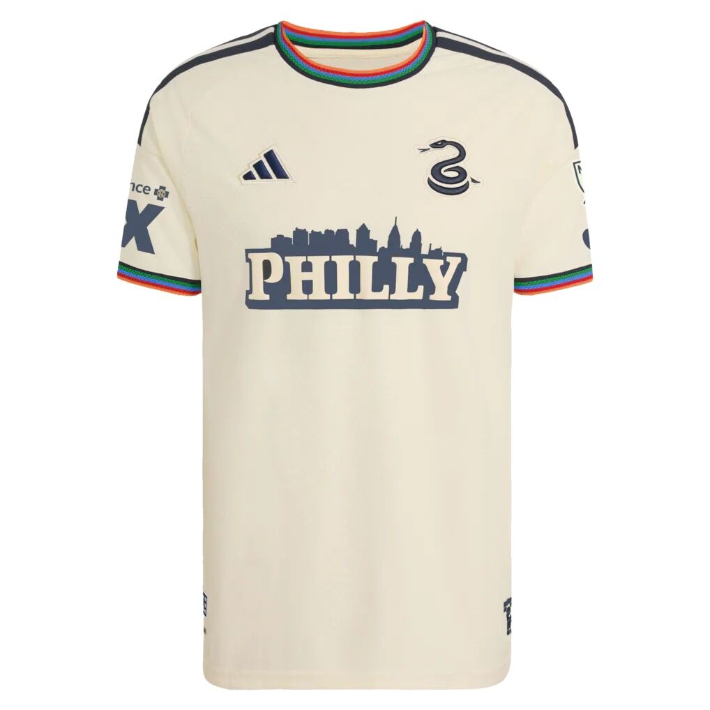 Philadelphia Union adidas 2026 Archive On-Field Authentic Custom Jersey - Tan