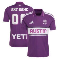 Austin FC adidas 2026 Archive Replica Custom Jersey - Purple - Front View