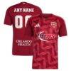 Orlando City SC adidas 2026 Archive Replica Custom Jersey - Red - Front View