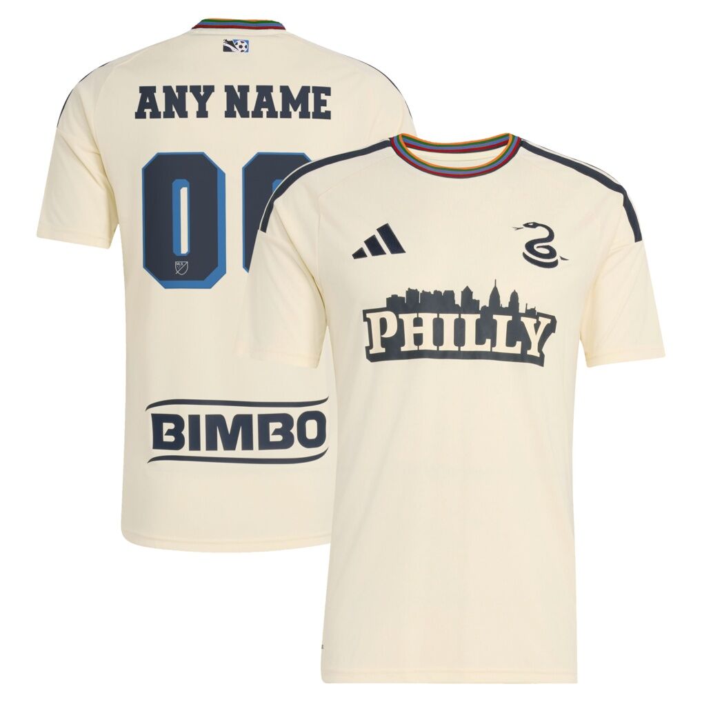 Philadelphia Union adidas 2026 Archive Replica Custom Jersey - Tan