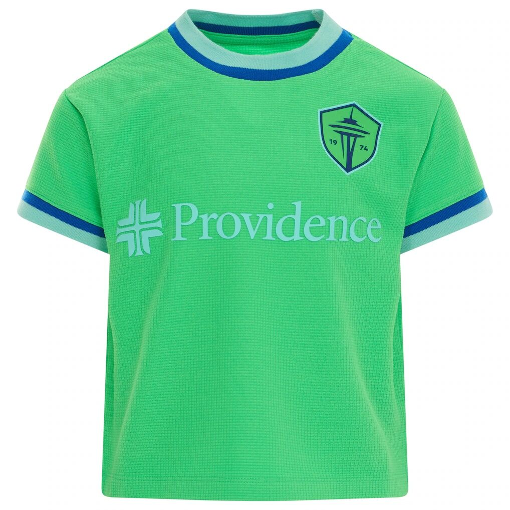 Seattle Sounders FC adidas Toddler 2026 The Evergreen State Kit Replica Jersey - Rave Green