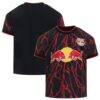 New York Red Bulls adidas Toddler 2026 The Rooted Kit Replica Jersey - Black - Front View