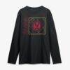 Atlanta United FC Home Field Pop Personalized Name & Number Long Sleeve T-Shirt - Black - Side View