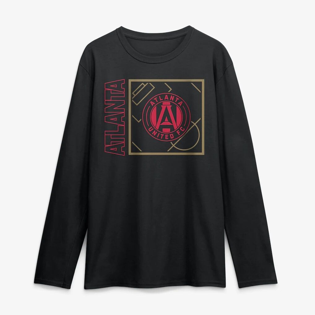 Atlanta United FC  Home Field Pop Personalized Name & Number Long Sleeve T-Shirt