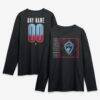 Colorado Rapids Home Field Pop Personalized Name & Number Long Sleeve T-Shirt - Black - Front View