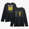 Columbus Crew Home Field Pop Personalized Name & Number Long Sleeve T-Shirt - Black - Front View