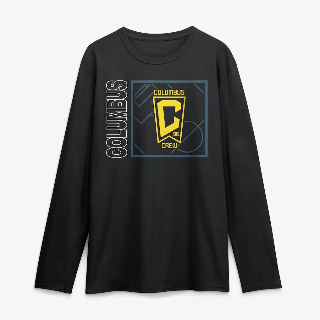 Columbus Crew  Home Field Pop Personalized Name & Number Long Sleeve T-Shirt
