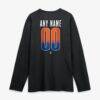 FC Cincinnati Home Field Pop Personalized Name & Number Long Sleeve T-Shirt - Black - Detail View