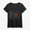 Houston Dynamo FC Women's Home Field Pop Personalized Name & Number V-Neck T-Shirt - Black - Side View