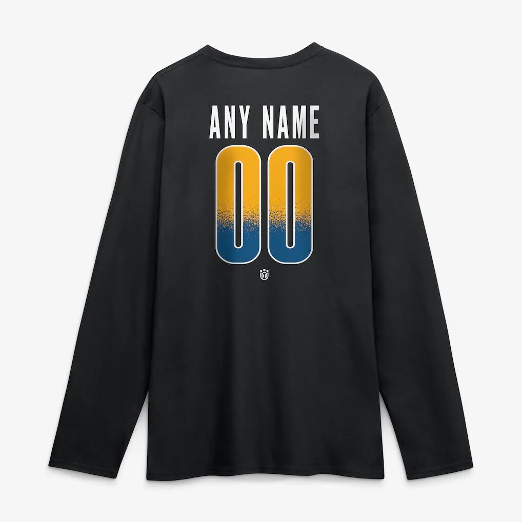 LA Galaxy  Home Field Pop Personalized Name & Number Long Sleeve T-Shirt
