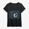 Minnesota United FC Women's Home Field Pop Personalized Name & Number V-Neck T-Shirt - Black - Side View