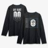 Nashville SC Home Field Pop Personalized Name & Number Long Sleeve T-Shirt - Black - Front View