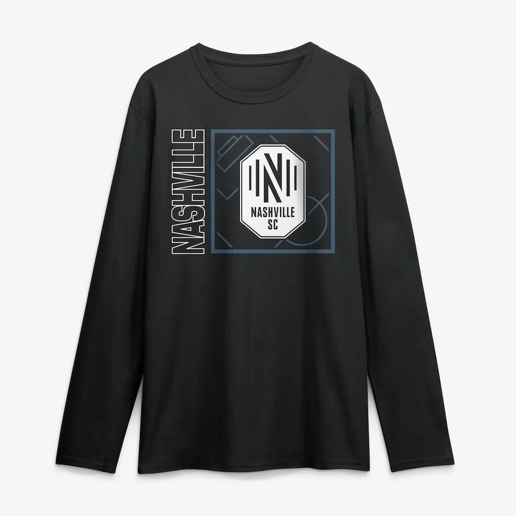 Nashville SC  Home Field Pop Personalized Name & Number Long Sleeve T-Shirt