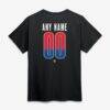 San Jose Earthquakes Big & Tall Home Field Pop Personalized Name & Number T-Shirt - Black - Detail View