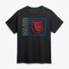San Jose Earthquakes Big & Tall Home Field Pop Personalized Name & Number T-Shirt - Black - Side View