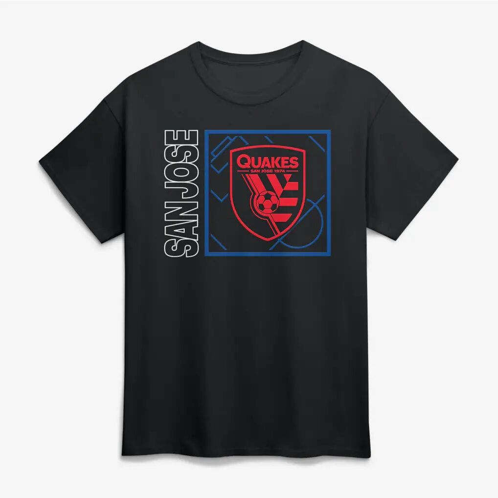 San Jose Earthquakes Big & Tall Home Field Pop Personalized Name & Number T-Shirt