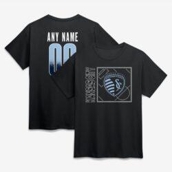 Sporting Kansas City Home Field Pop Personalized Name & Number T-Shirt - Black - Front View