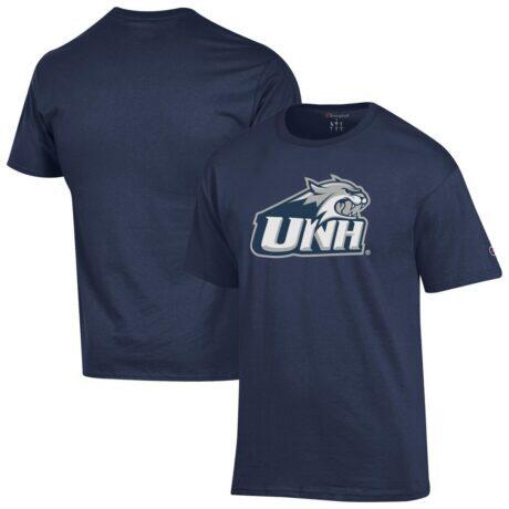 New Hampshire Wildcats Champion Campus T-Shirt - Navy - Front View