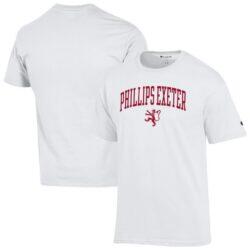 Phillips Exeter Academy Big Red Champion Campus T-Shirt - White - Front View