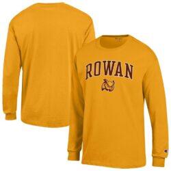 Rowan Profs Champion Campus Long-Sleeve T-Shirt - Yellow - Front View