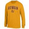 Rowan Profs Champion Campus Long-Sleeve T-Shirt - Yellow - Side View