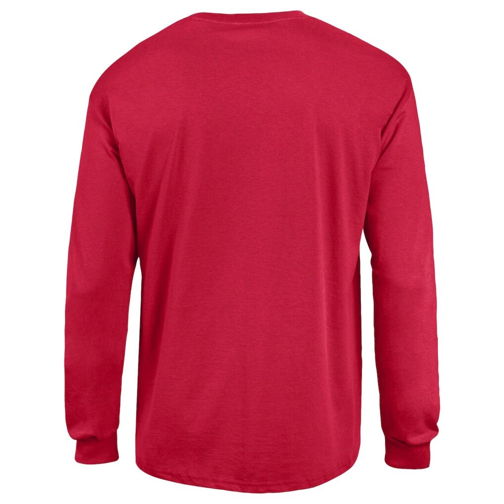 Saginaw Valley State Cardinals Champion  Campus Long-Sleeve T-Shirt - Scarlet