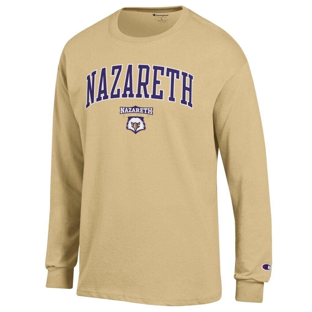 Nazareth University Golden Flyers Champion  Campus Long-Sleeve T-Shirt