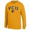 VCU Rams Champion Campus Long-Sleeve T-Shirt - Yellow - Side View
