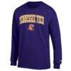Tennessee Tech Golden Eagles Champion Campus Long-Sleeve T-Shirt - Purple - Side View