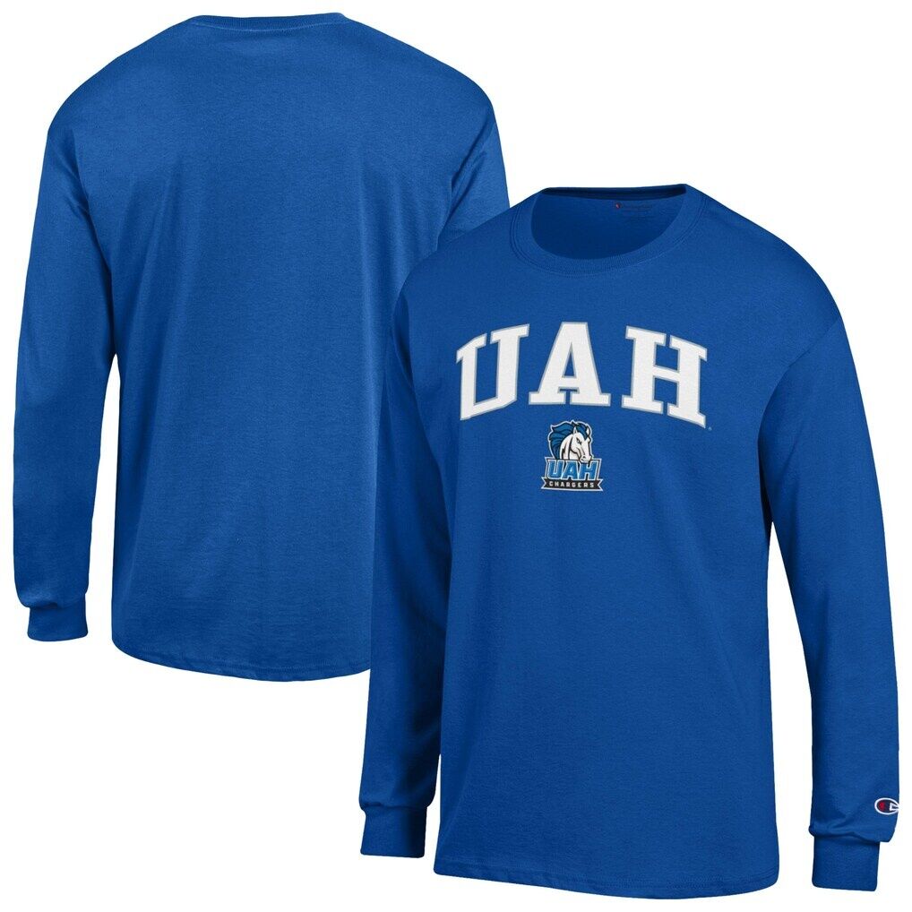 UAH Chargers Champion  Campus Long-Sleeve T-Shirt - Royal