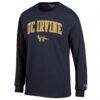 UC Irvine Anteaters Champion Campus Long-Sleeve T-Shirt - Navy - Side View