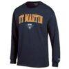 Tennessee-Martin Skyhawks Champion Campus Long-Sleeve T-Shirt - Navy - Side View