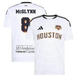Jack McGlynn Houston Dynamo FC adidas 2026 Archive Replica Jersey - White - Front View