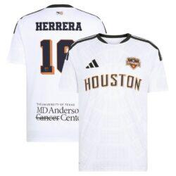 Héctor Herrera Houston Dynamo FC adidas 2026 Archive Replica Jersey - White - Front View