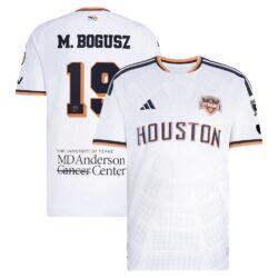 Mateusz Bogusz Houston Dynamo FC adidas 2026 Archive On-Field Authentic Jersey - White - Front View